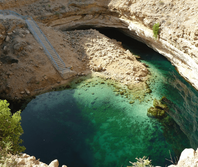 Muscat: Wadi Shab and Bimmah Sinkhole Tour | GetYourGuide