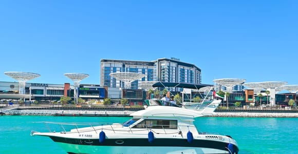 Private Yacht Tour with Marina, JBR, Atlantis & Palm Views