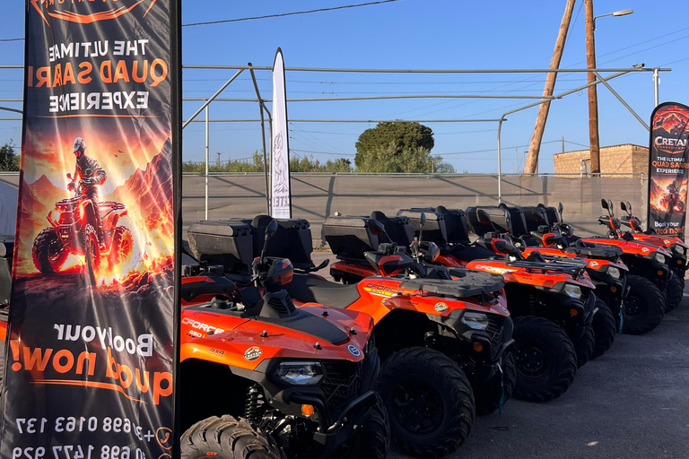 Chania: ATV - Quad Safari Adventure & olive oil tasting