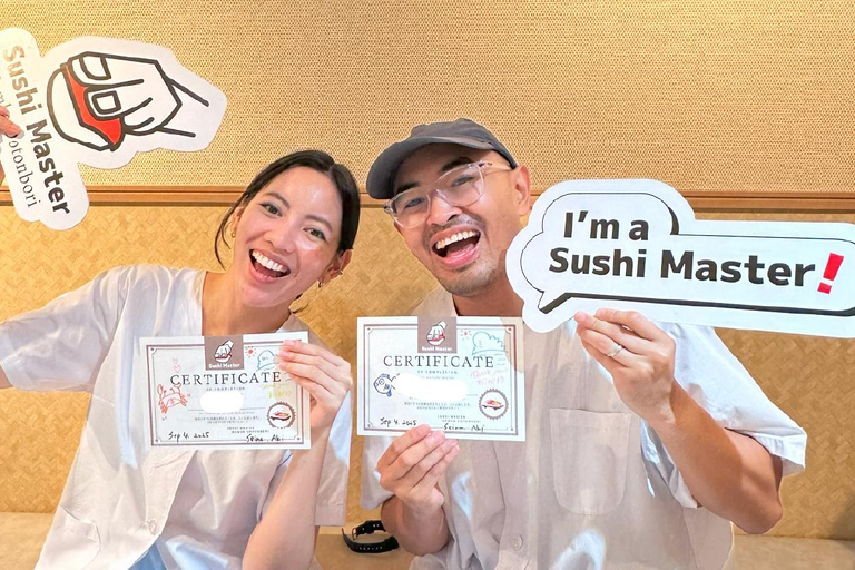 Osaka: Sushi Making in Spacious Studio with Certificate 10/1～Sushi Roll Making Experience