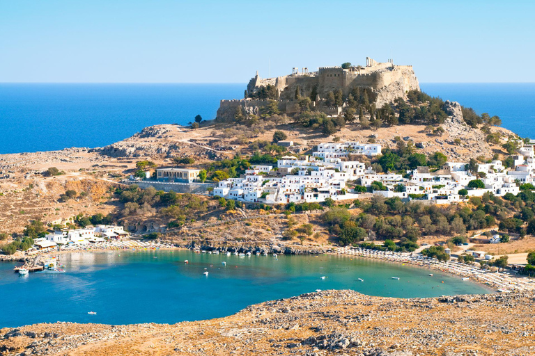 Executive excursies naar Lindos:4 uur verblijf:luxe bussenPrestige Reizen & Transfer: Executive excursies naar Lindos