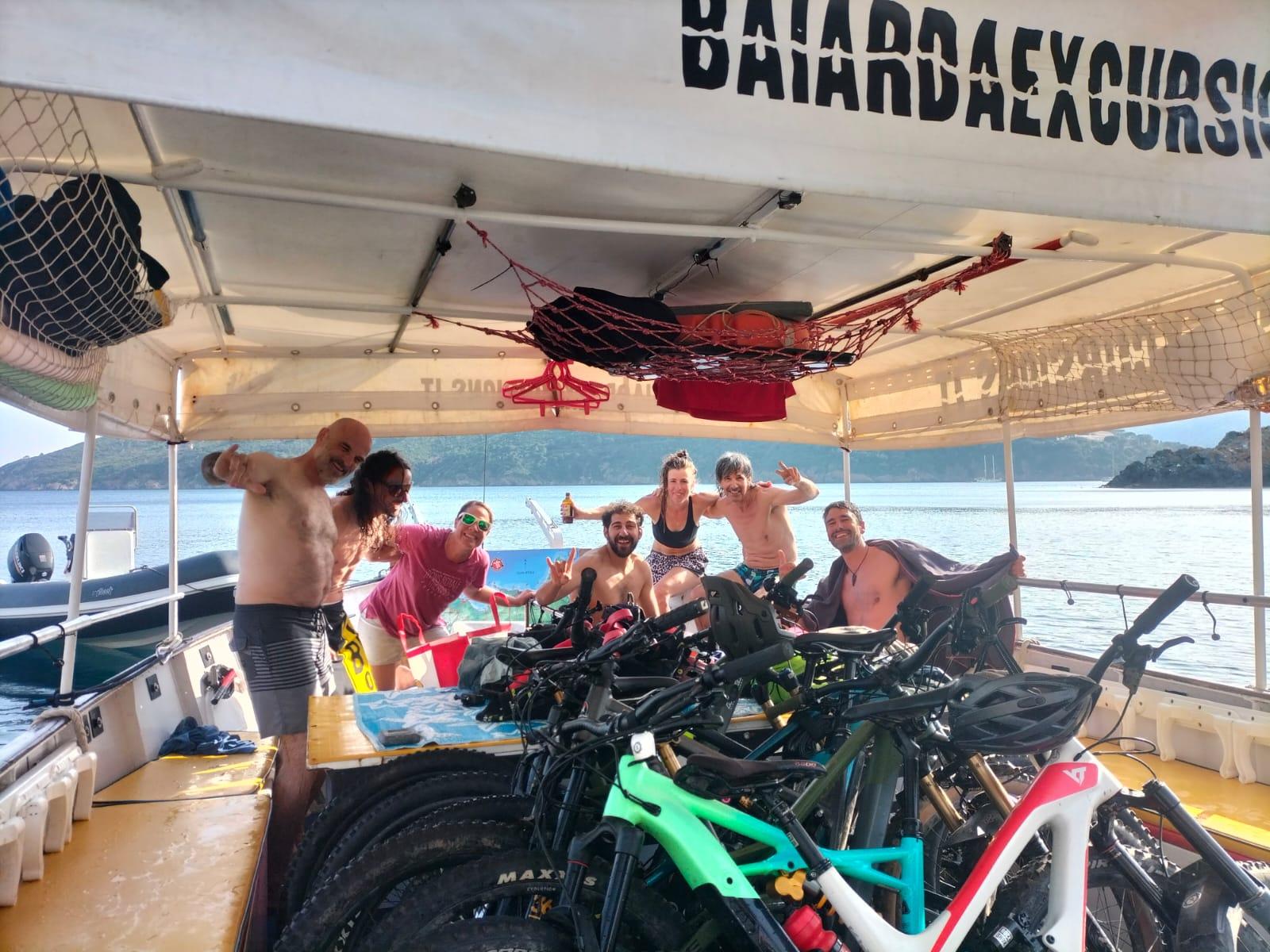 E-Bike-Tour auf dem Monte Calamita mit Rückfahrt mit dem Boot von der Innamorata
