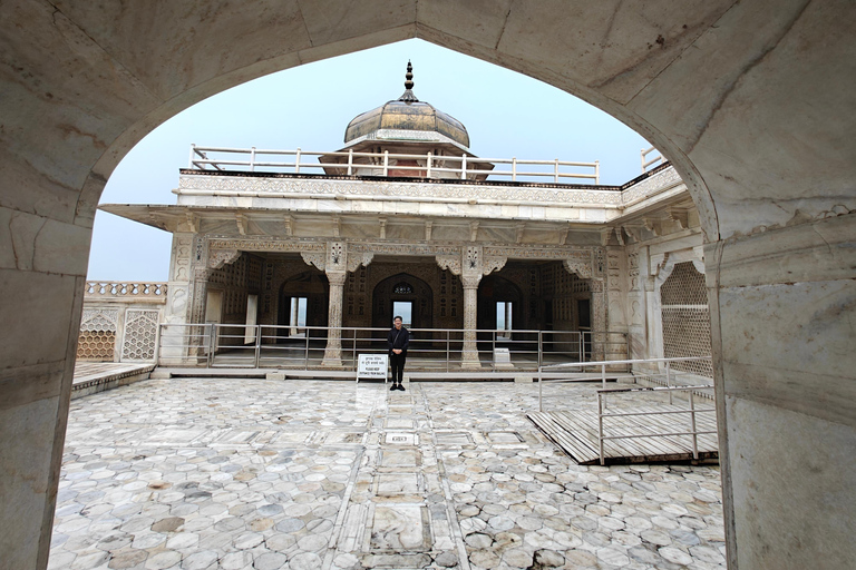 From Delhi: Taj Mahal Sunrise Tour with Elephant SOS Centres Tour with Car, Driver, Ticket, Guide & 5star Meals