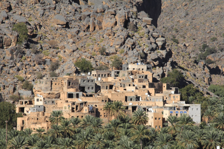 Tagestour nach Jabal Shams, Wadi Nakhar, Misfat Al Abriyeen