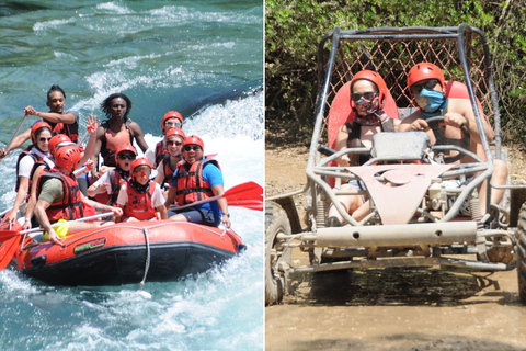 Antalya/Belek/Side : Combo Rafting & Buggy Safari & Zipline Water rafting Package