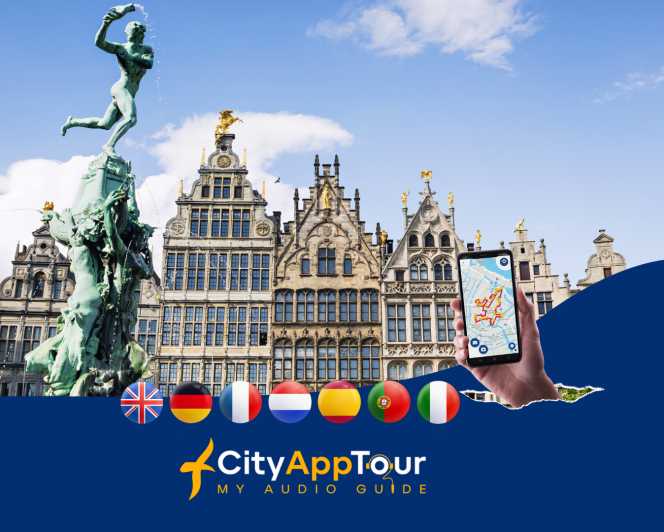 Antwerp: Self-Guided City Walking Tour with Audio Guide