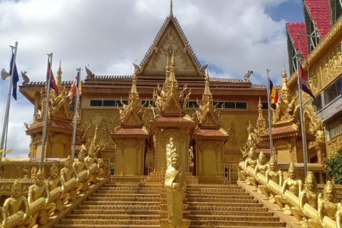 Visite de la ville de Phnom Penh et de l'île de la soie (pas de sites du génocide)