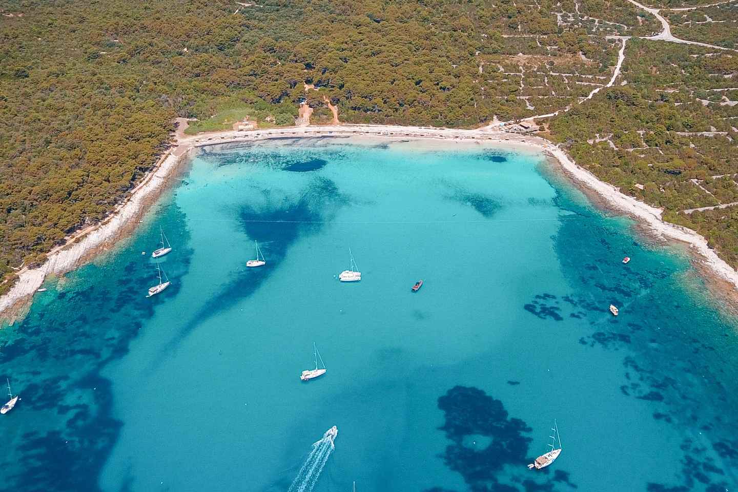 Zadar: Saharun-ströndin og Dugi-eyja bátferð með hádegismat