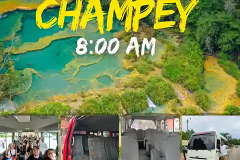 Shared transfer Semuc champey, Lanquin