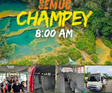 Gedeelde transfer Semuc champey, Lanquin