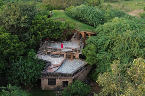 Delhi: Hidden-Gem Nature Oasis & Mudhouse Visit with Lunch