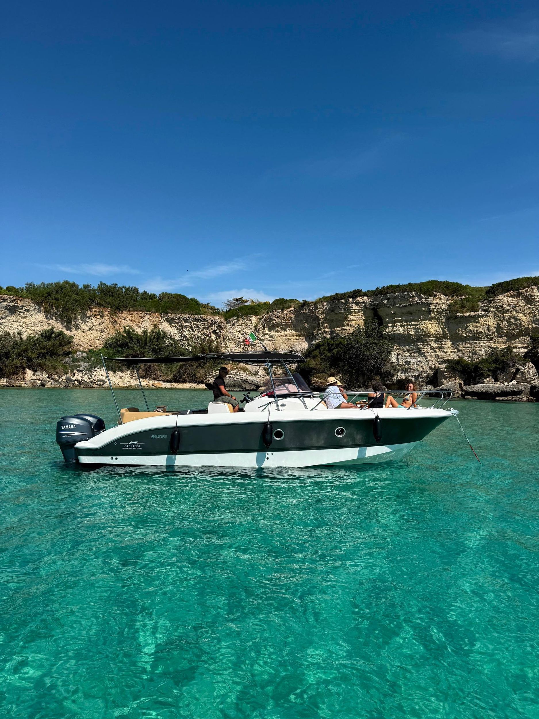 Bootstour in Otranto mit Skipper