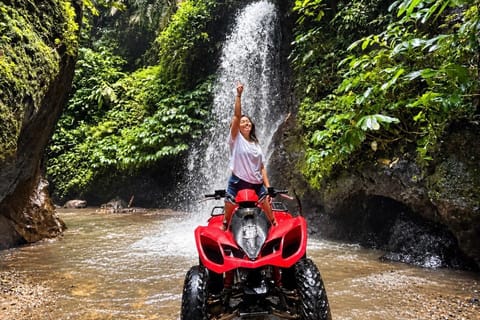 Ubud: Jungle, Waterfall, and Tunnel ATV Tour & Lunch Options