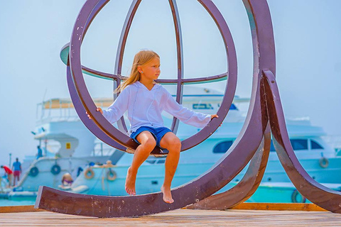 Hurghada: Paradiesinsel mit Schnorcheln &amp; Halb-U-Boot fahrenParadiesinsel ohne Option Semi-U-Boot