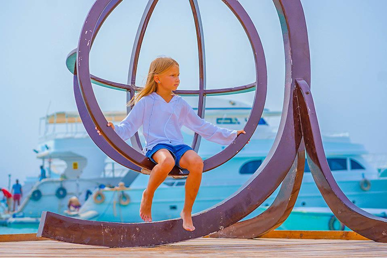 Hurghada: Paradiesinsel mit Schnorcheln &amp; Halb-U-Boot fahrenParadiesinsel ohne Option Semi-U-Boot