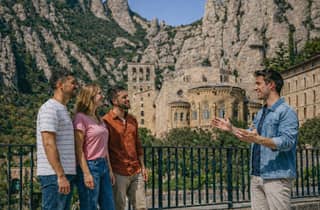 Montserrat: Halbtagestour am Morgen oder Nachmittag mit Abholung