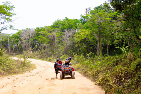 Phuket: Tirolina Volando más Alto que un Halcón con Opción ATVZipline 18 Plataforma y paseo en quad