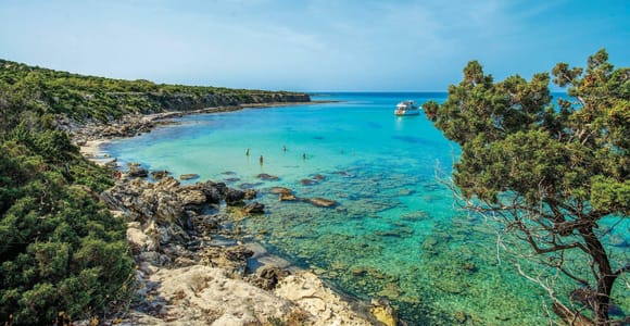 From Paphos: Baths of Aphrodite, Latchi & Blue Lagoon Cruise