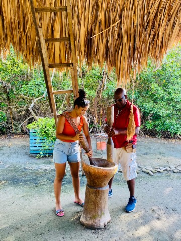 Visit Cartagena Mangrove Canoe Tour & Community Visit w/ Fishing in Bhimtal