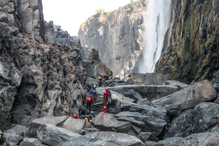 Livingstone: Victoria Falls Swim & Boat Tour with Pickup