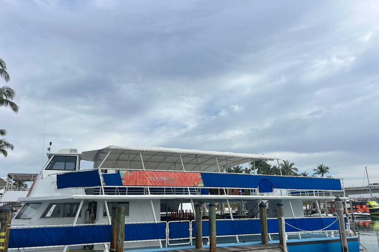 Miami : Croisière de 90 minutes au coucher du soleil avec un bar à Mojito à bord