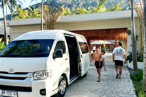 Lombok: Pick-up Port/Airport +Waterfall Tour+ Drop off Hotel Bangsal Port + Waterfall Tour + Drop-off Kuta Lombok Area