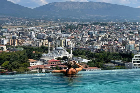 Tirana: Rooftop Pool and Jacuzzi
