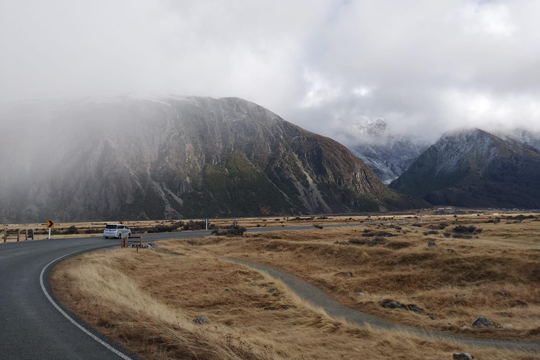 Från Christchurch: 1 Way Tour till Queenstown via Mt Cook