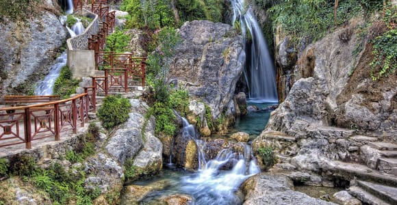 Benidorm: Halbtägige Jeep-Tour in die Berge zu den Algar-Wasserfällen
