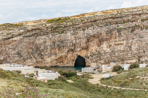 Da Malta: Tour di un giorno a Gozo in jeep con pranzo e giro in barcaGozo: tour in jeep di un giorno con pranzo e giro in barca da Malta