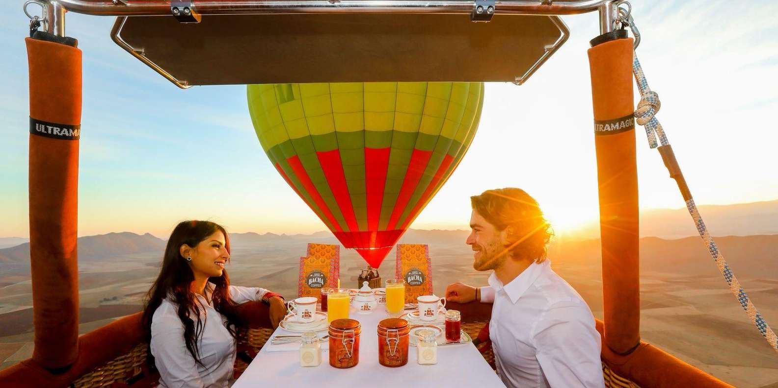 Marrakech: Royal Private Balloon Gourmet Experience