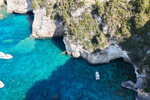From Corfu: Paxos & Blue Caves Speedboat Trip