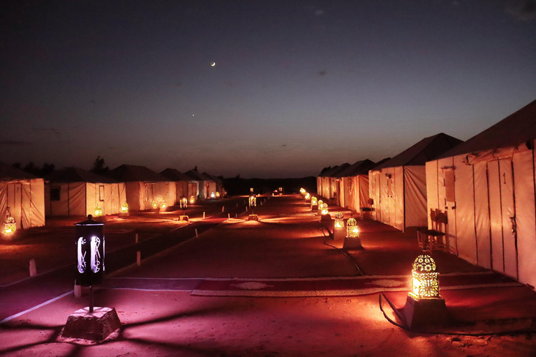 From Marrakech: 4-Day Desert Tour with 2 Nights in Merzouga STANDARD DESERT CAMP
