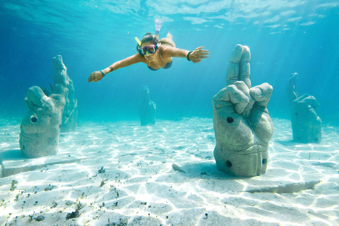 Cancun: dolfijnen en Garrafon Reef Park met buffet