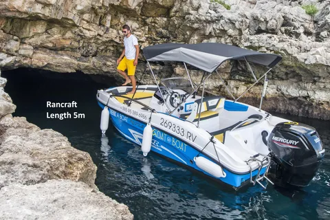 From Rovinj: Sea Caves & Sandy Levan Island Speedboat Tour