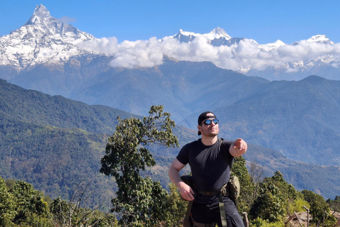 Da Kathmandu: Trekking facile di 5 giorni e tour della città di PokharaDa Kathmandu: 5 giorni di trekking facile e tour della città di Pokhara