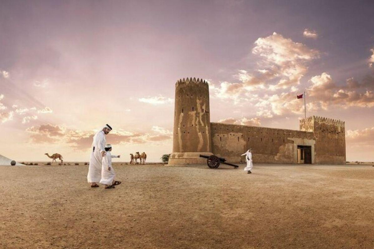Doha: Full Day Desert Safari & North Qatar Tour with Inland Doha: Group Tour with Hotel Pick up & drop off