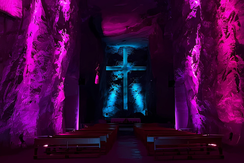 Desde Bogotá: Zipaquirá y Guatavita Los 5 Mejores Sitios Tour GuiadoNUEVO Y MÁS BARATO Visita 5 lugares de interés en Zipaquirá y Guatavita