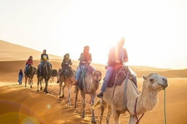 From Marrakech: 3-Day Sahara Desert & Luxury Camp Tour Private 3-Day Sahara Tour with Luxury Camp (Comfort)