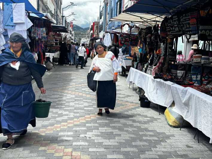 From Quito: Otavalo Market, Waterfall, Cuicocha Lagoon Tour
