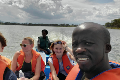 Nairobi: Lake Naivasha Boat Ride & Crescent Island Tour
