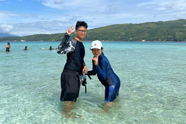 Oslob Whaleshark, Tumalog Falls en Sumilon Sandbar-tour