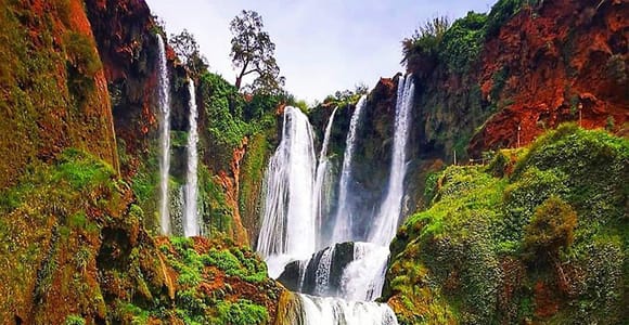 Marrakech : excursion d&#39;une journée à Ouzoud, sortie en bateau et guide (en option)