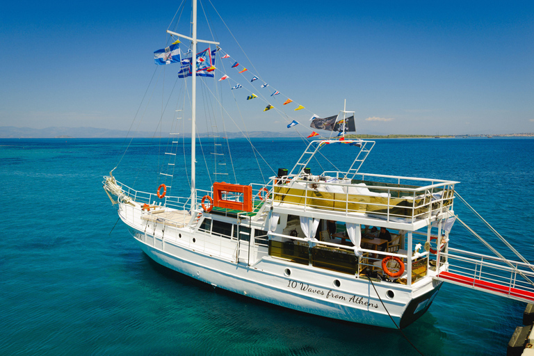 Athens: Full-Day Island Cruise, 4 Stops & Taverna Lunch