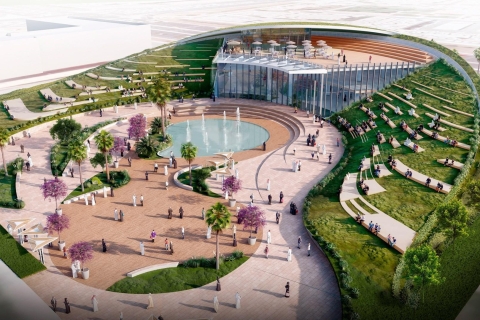 Expo 2023 Doha und private geführte Stadtrundfahrt