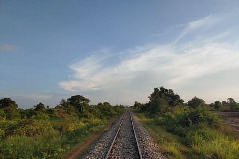 De Siem Reap: viagem de 1 dia a Battambang com passeio de trem de bambu