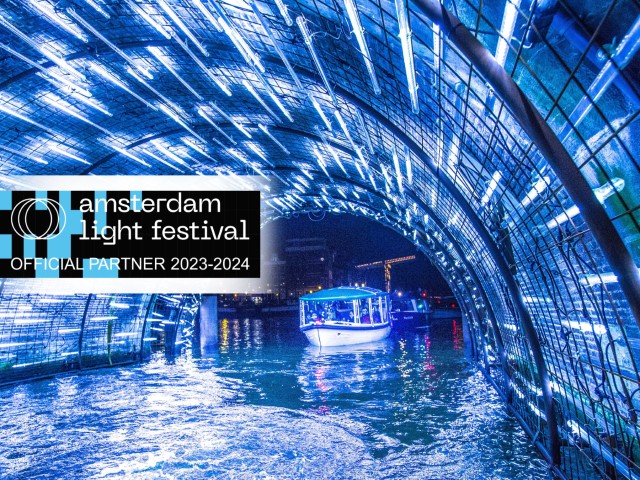 Visit Amsterdam Luxury Light Festival Cruise with Optional Drinks in Amsterdam