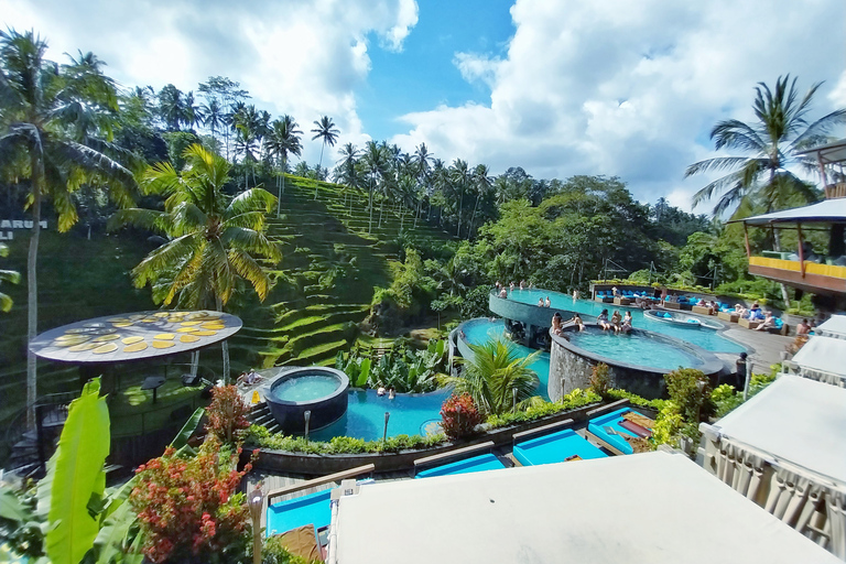 Bali: Private Ubud Waterfall, Village and Pool Club Day Trip