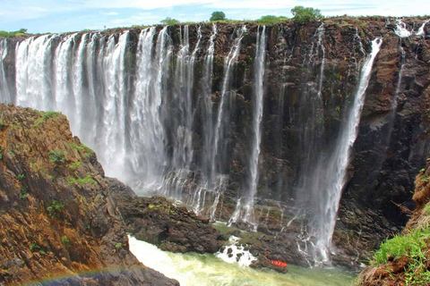 Livingstone: Victoria Falls Swim & Boat Tour with Pickup