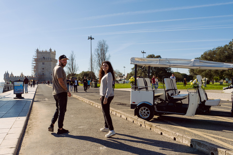 Lisbon Hidden Gems: Private Tuk Tuk Tour with Hotel Pickup 2-Hour Lisbon Old Town Tour